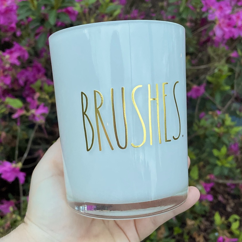 Rae Dunn Makeup Brushes Holder, Home Decor, Farmhouse Decor